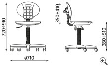Wymiary krzesła warsztatowego